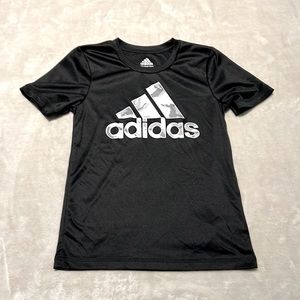 Boys Adidas T-shirt | Black & White | Size 6